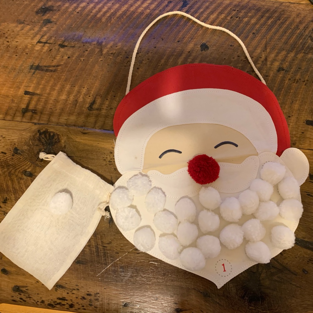 Mud pie Christmas countdown Santa